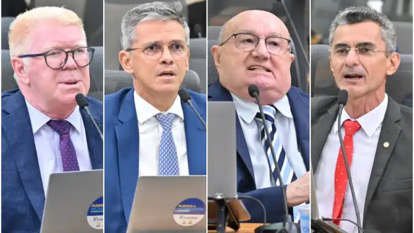 Deputados estaduais Ubaldo FeRio Grande do Norteandes, Coronel Azevedo, José Dias e Francisco do PT / Foto: Montagem