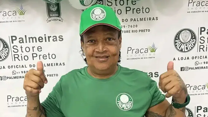 Morreu ontem o ex-zagueiro do Palmeiras Tonhão - foto: Reprodução/Redes sociais/Instagram @tonhao3oficial