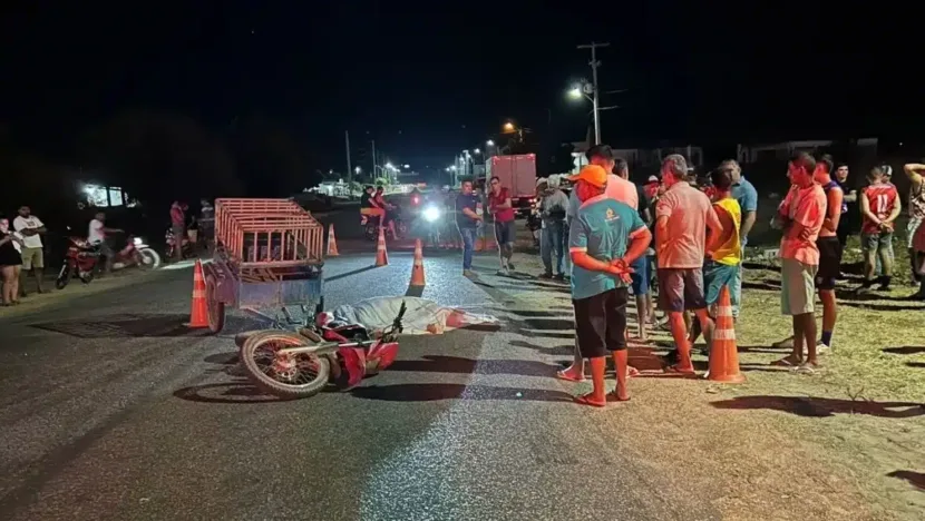 Motociclista morre em acidente na RN-117, em Caraúbas - Foto: Cedida