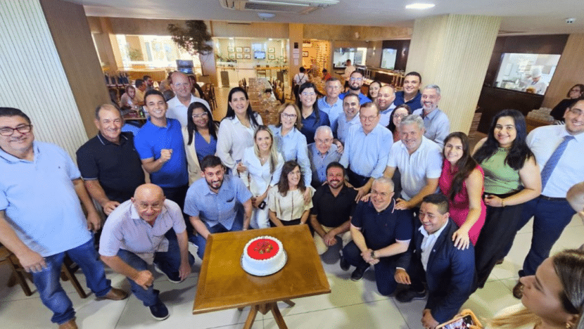 Zenaide reuniu prefeitos aliados em um almoço / Foto: Reprodução