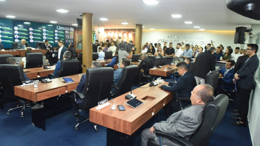 Plenário da Câmara de Mossoró. Foto: Edilberto Barros /CMM