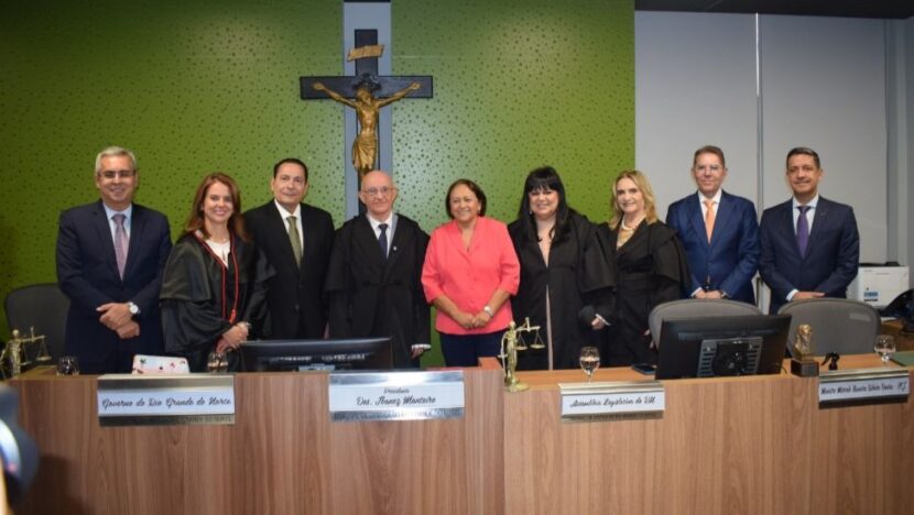 Diálogo institucional será outra vertente da nova gestão da Justiça Estadual, prestigiada durante a posse por autoridades locais e nacionais - Foto: TJRN