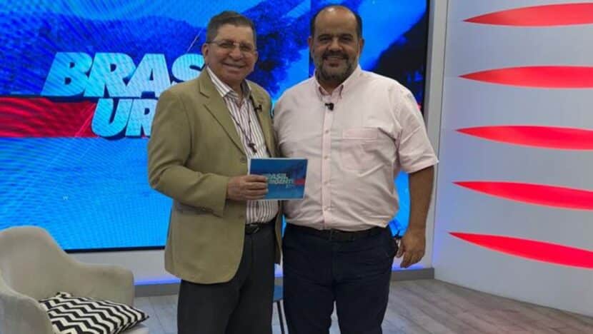 Secretário de esportes na band. Foto: Reprodução.