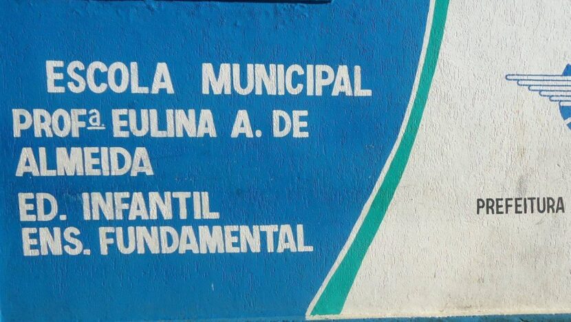 Escola Municipal Prof. Eulina Augusta de Almeida. Foto: Reprodução.