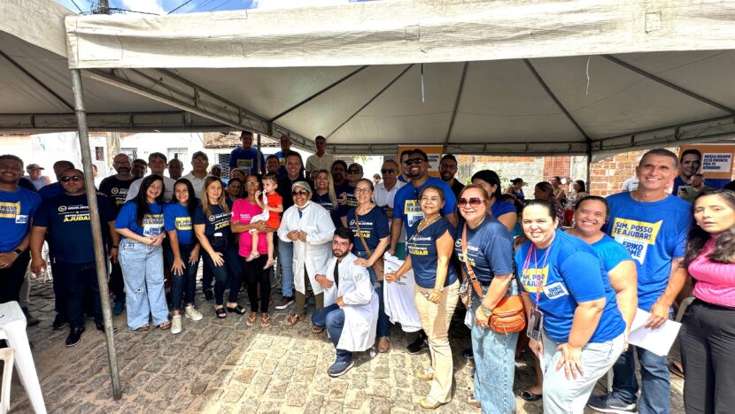 Eriko Jácome (PP), promoveu um mutirão de saúde. Foto: Divulgação.