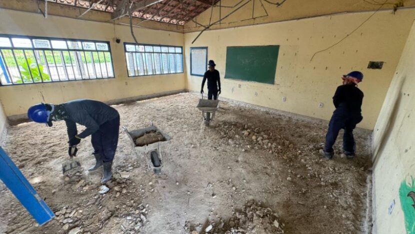 Prefeitura de ceará-mirim investe r$ 2,5 milhões na reforma de escolas | notícias do rio grande do norte reforma de escolas