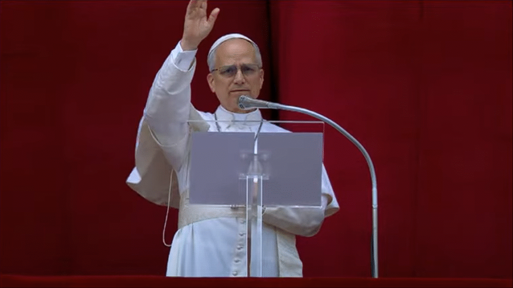 Em primeira oração, Papa Leão 14 pede fim das guerras e deseja feliz dia das mães - foto: Reprodução/Vatican News