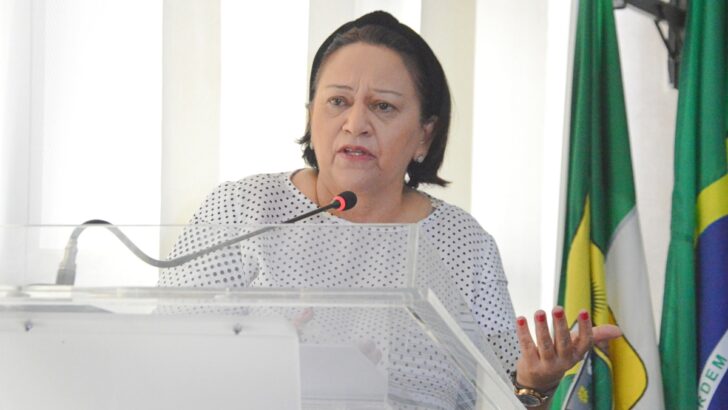 GoveRio Grande do Norteadora Fátima Bezerra (PT) durante solenidade na GoveRio Grande do Norteadoria do Estado - Foto: José Aldenir / Agora RN