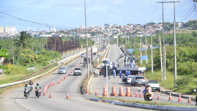 Dnit anuncia que ponte de igapó voltará a ficar só com duas faixas disponíveis para conclusão total da obra | notícias do rio grande do norte Ponte de Igapo Interditada PRF DNIT 17 930x524 1