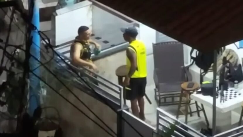 PM é flagrado conversando com chefe de facção no Rio que está foragido há 9 anos - Foto: Reprodução