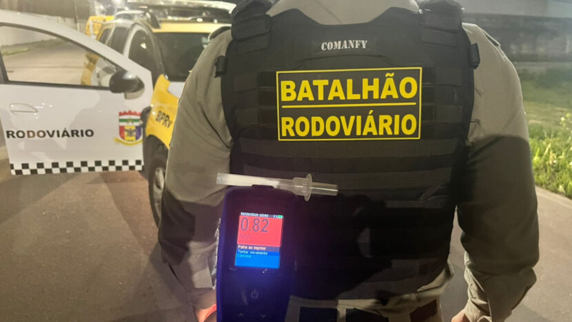 RN registra 184 prisões por embriaguez ao volante no primeiro semestre de 2025 - Foto: PMRN0