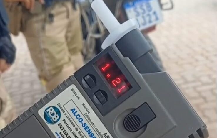 Homem é preso por dirigir embriagado com índice três vezes acima do limite em Mossoró - Foto: Divulgação/PRF