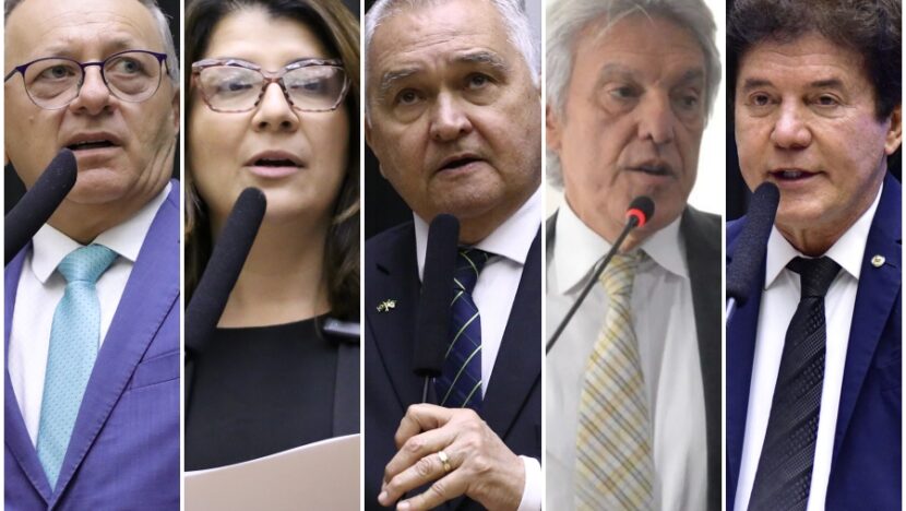 Deputados Benes Leocádio, Carla Dickson, General Girão, João Maia e Robinson Faria - Foto: Agência Câmara