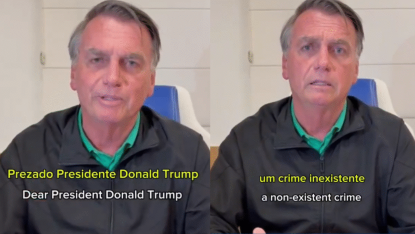 [VÍDEO] Bolsonaro agradece carta de Trump e volta a negar tentativa de golpe