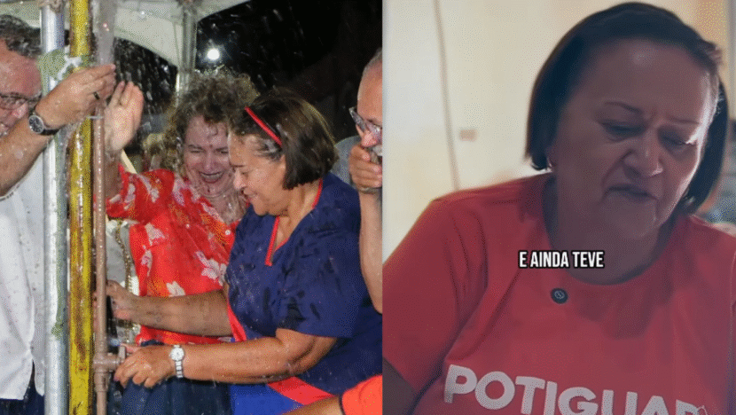 Fátima visita área beneficiada com adutora e responde críticos: “E teve quem disse que eu inaugurei uma toRio Grande do Norteeira”