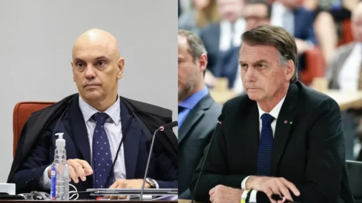 Moraes vê descumprimento de medida por Bolsonaro, mas não decreta prisão - Fotos: Gustavo Moreno/STF