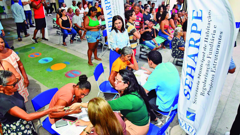 Programa de regularização fundiária no Passo da Pátria foto Demis Roussos