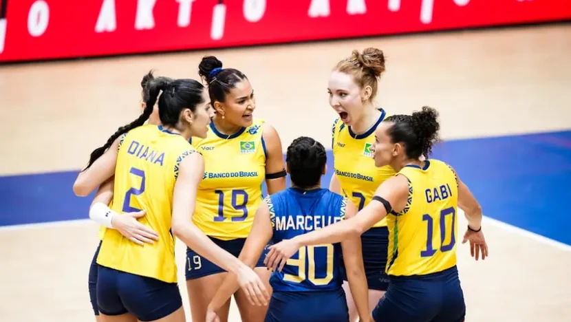 Brasil vence Polônia por 3 a 1 e se aproxima das quartas na Liga das Nações de Vôlei
