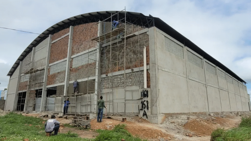 Ginásio de cajazeiras em macaíba alcança 60% da obra e segue para etapa final | notícias do rio grande do norte image