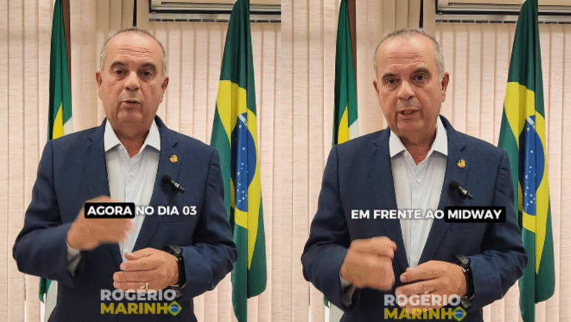 Rogério Marinho convoca apoiadores de Bolsonaro para manifestação por anistia em Natal