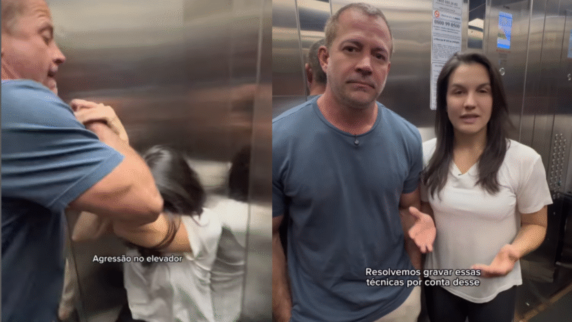 Atletas de jiu-jitsu divulgam vídeo com técnicas de defesa após agressão no elevador em Natal