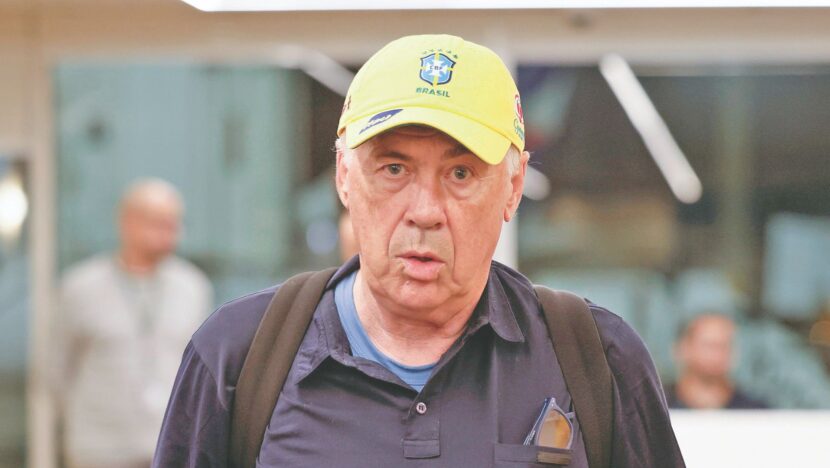 Técnico do Brasil, Carlo Ancelotti - Foto: RAFAEL RIBEIRO / CBF