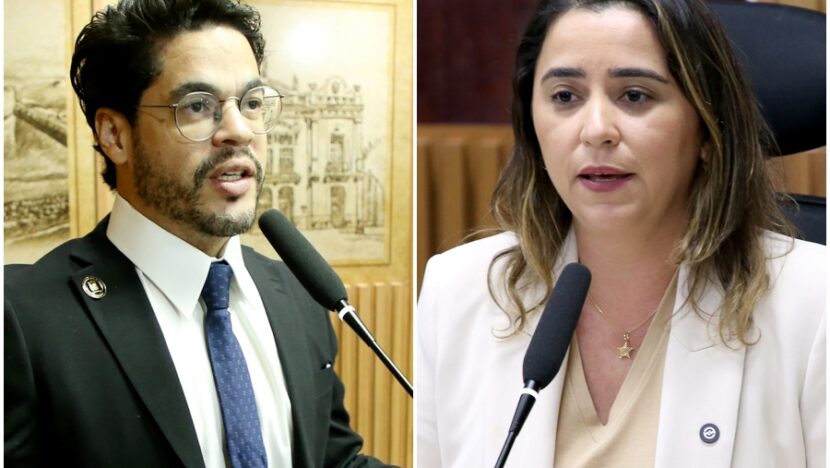 Vereador Leo Souza e vereadora Samanda Alves - Foto: Francisco de Assis/CMN / Elpídio Júnior/CMN