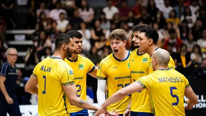 brasil 3 x 1 alemanha liga das nacoes volei masc