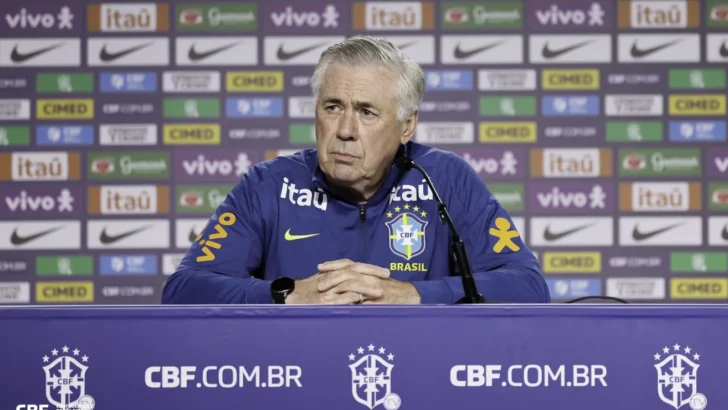Ancelotti confirma ausência de Neymar na Seleção por escolha técnica: "decisão que se baseia em muitas coisas" - Foto: @rafaelribeirorio / CBF