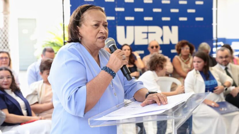 GoveRio Grande do Norteadora Fátima Bezerra durante solenidade na UeRio Grande do Norte nesta quinta-feira - Foto: Raiane Miranda/Assecom