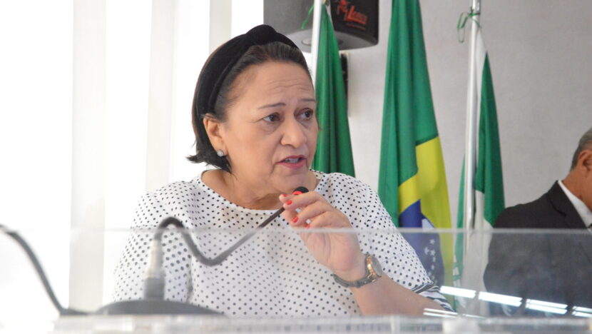 Governadora Fátima Bezerra durante agenda oficial no Rio Grande do Norte