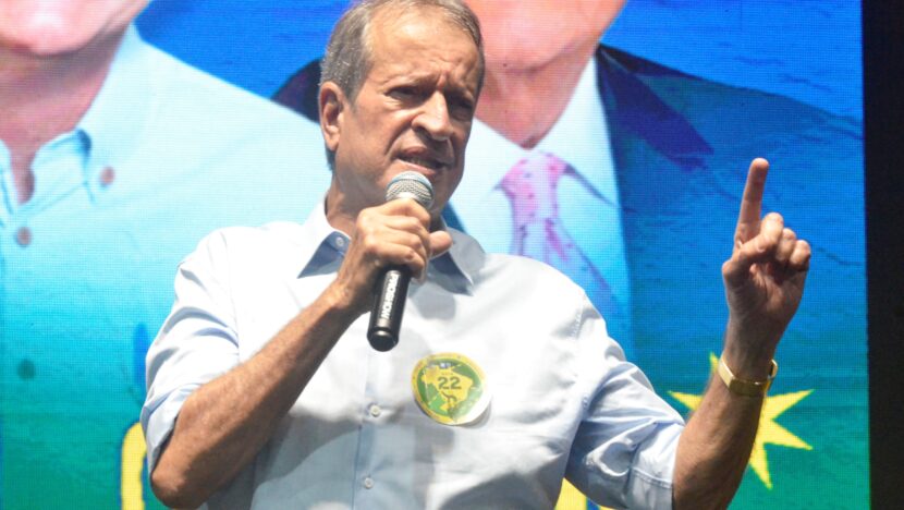 Presidente nacional do PL, Valdemar Costa Neto, durante evento em Natal, em agosto - Foto: José Aldenir / Agora RN