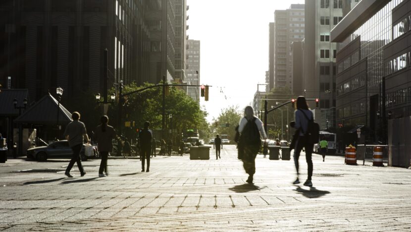 conceito censo fotografado em uma composicao urbana