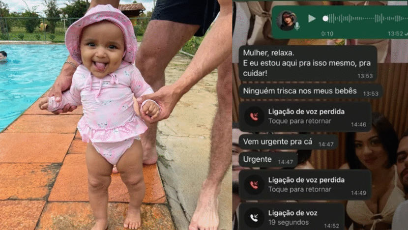 Bebê morre enforcada em cadeirinha em creche clandestina no DF; mãe divulga mensagens com cuidadora