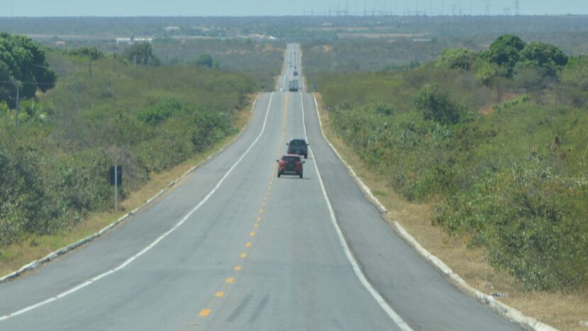 BR-304 liga Natal a Mossoró, no RN - Foto: José Aldenir/Agora RN