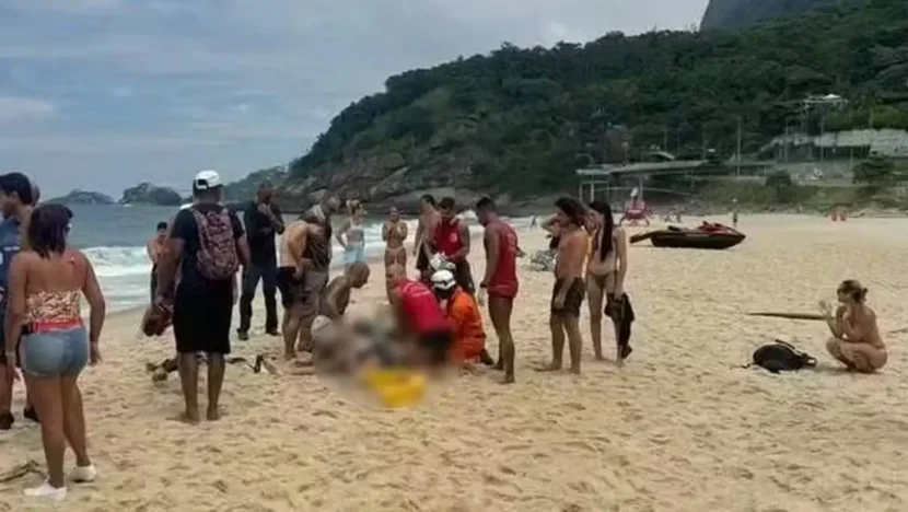 Queda de asa delta mata homem e fere mulher no Rio de Janeiro - Foto: Anna Júlia Steckelberg/Divulgação