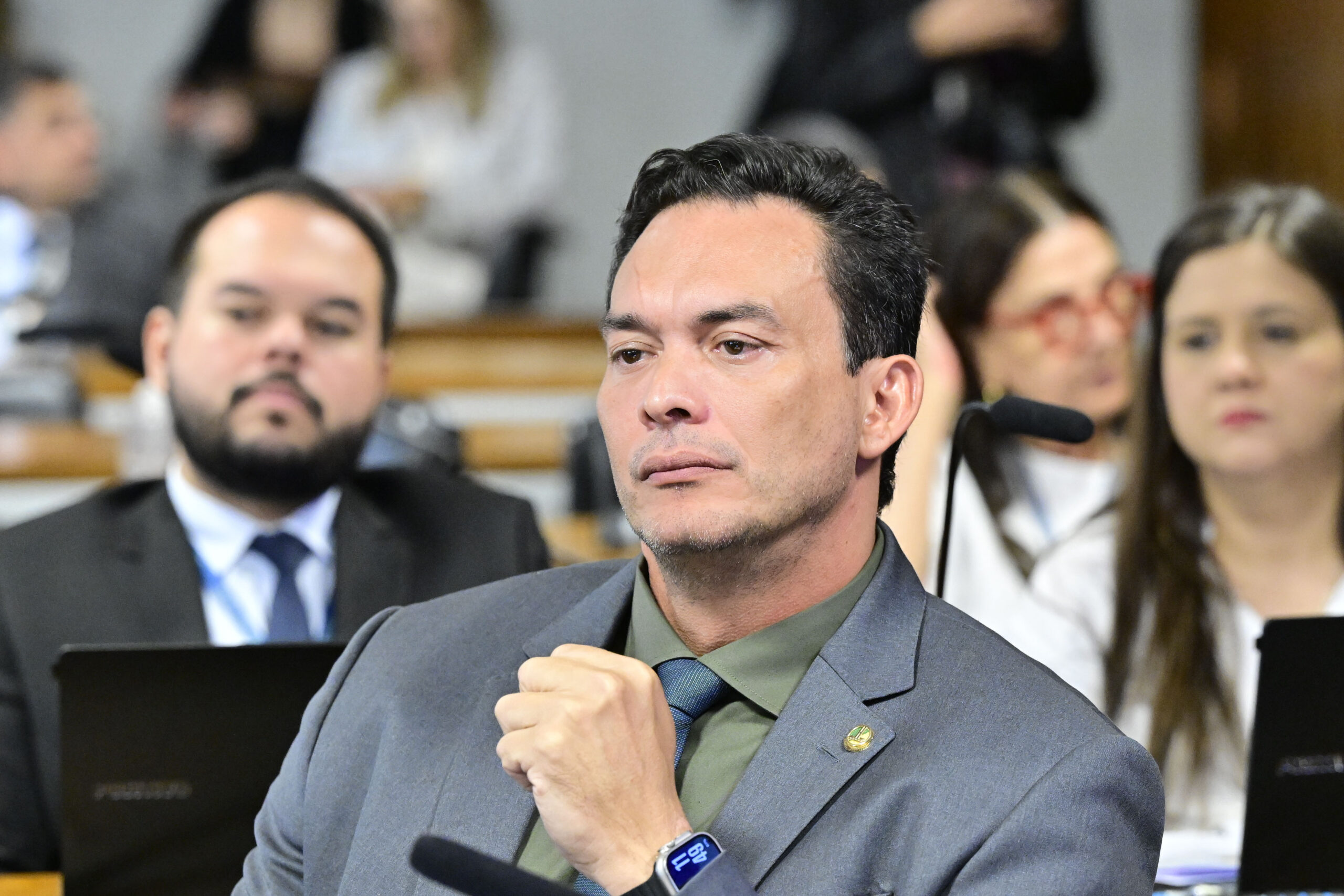 Styvenson Valentim em sessão no Senado Federal