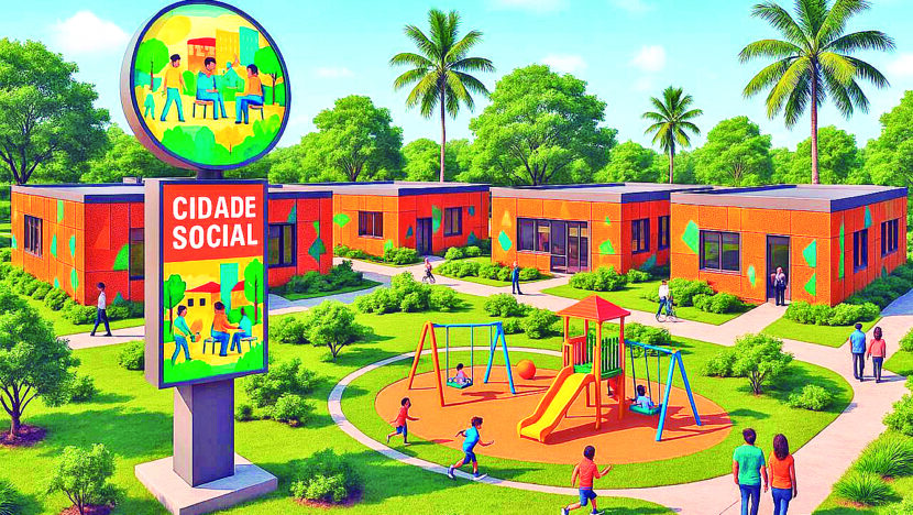 Cidade Social maquete virtual