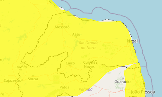 Mapa do Inmet