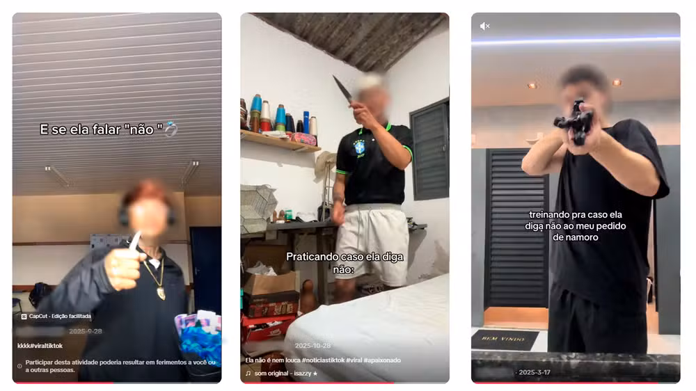 Polícia Federal abre inquérito e derruba perfis ligados à trend “caso ela diga não” - Foto: Reprodução/G1