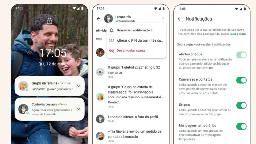 Whatsapp cria recurso para pais monitorarem contas de menores de 13 anos | notícias do rio grande do norte contas monitoradas por pais no whatsapp 1773241659396 v2 900x506.png
