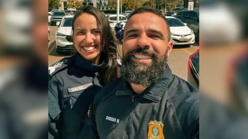 Dayse Barbosa foi morta a tiros, na madrugada desta segunda-feira (23), pelo namorado. Em seguida, ele tirou a própria vida Imagem: Reprodução