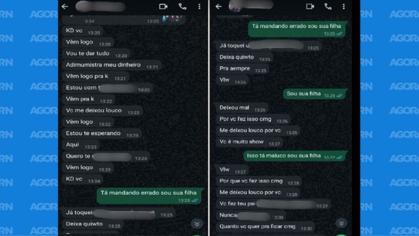 mensagem pai