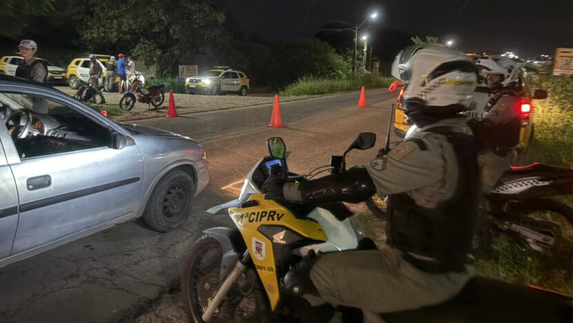 Dois homens são presos por embriaguez ao volante durante blitz em Natal - Foto: Reprodução/PMRN