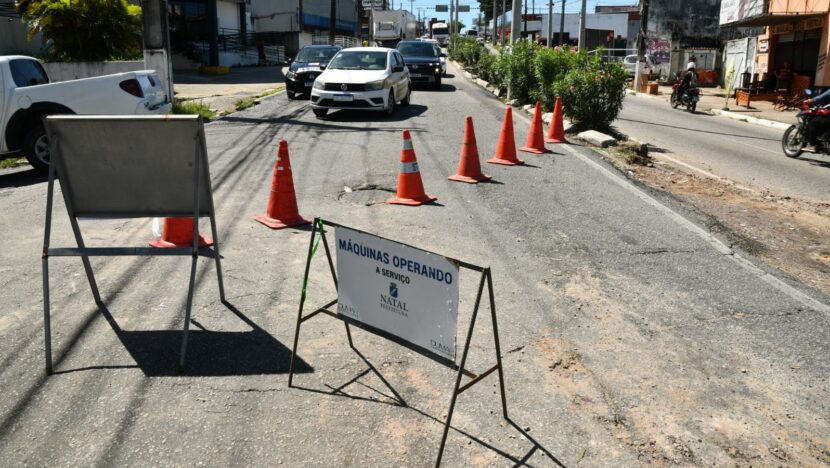 44773 Desvios são ampliados em obra na Av. João Medeiros Filho, na Zona Norte de Natal - Foto: Demis Roussos/Prefeitura do Natal
