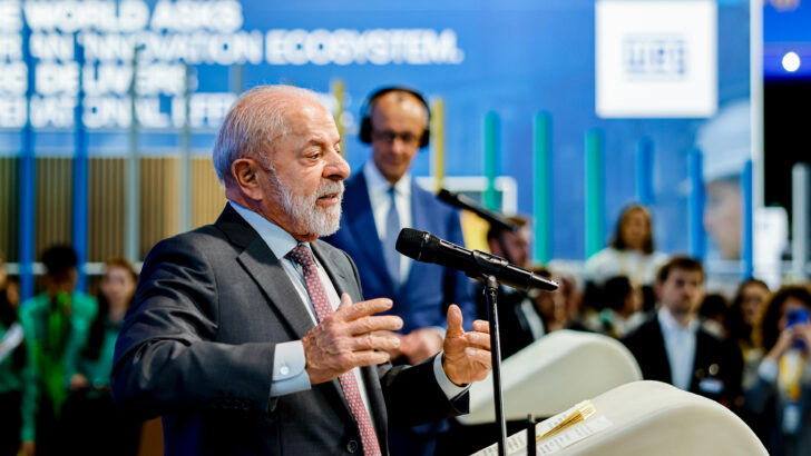 Lula em Hanover foto Ricardo Stuckert