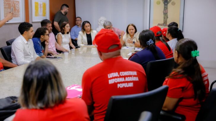GoveRio Grande do Norteo do RN recebe MST após manifestação e discute demandas da reforma agrária - Foto: Joana Lima - Assecom/RN