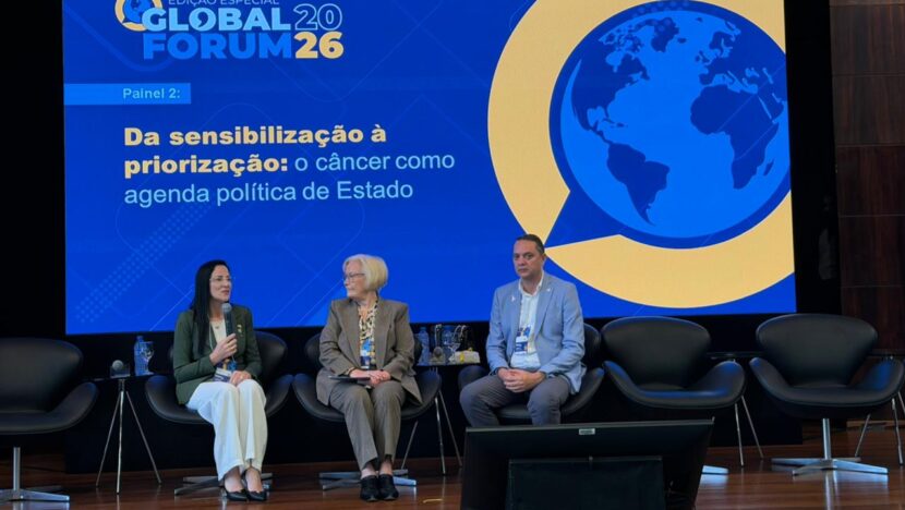 Vereadora Camila Araújo participa de Global Forum 2026 após ser reconhecida por atuação no enfrentamento ao câncer