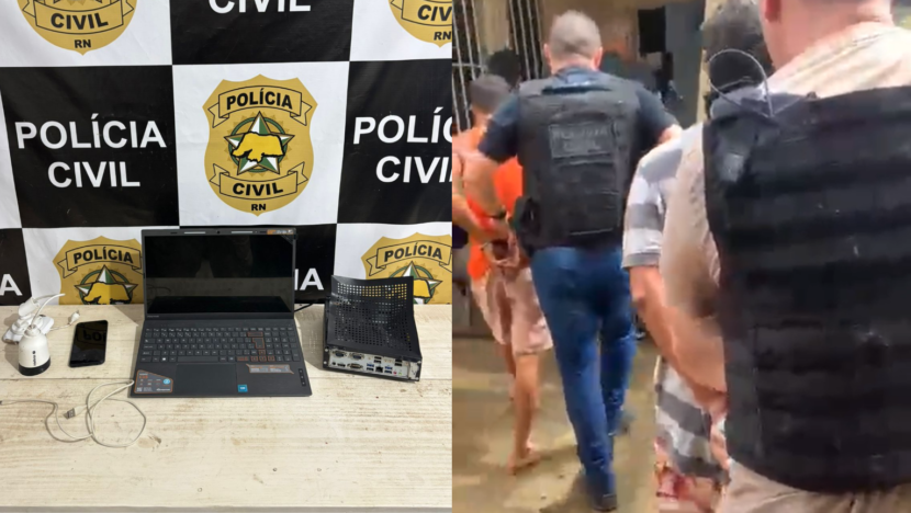 Equipamentos furtados de escola em Sibaúma são recuperados e três pessoas são presas - Foto: Reprodução/Polícia Civil