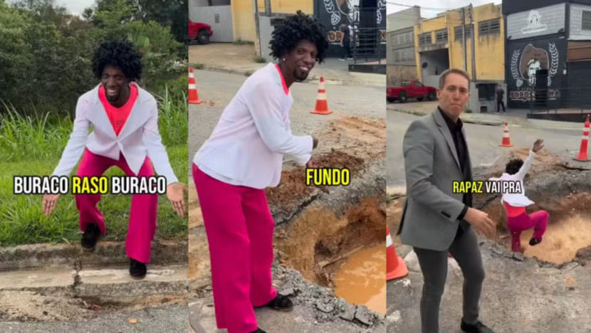 Ministério Público apura se 'prefeito tiktoker' de Sorocaba abriu buraco em rua para gravar vídeo - Foto: Reprodução/Instagram